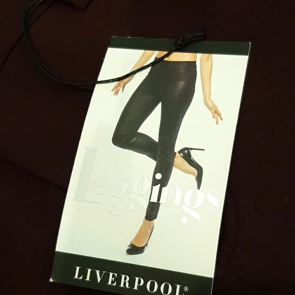 Liverpool Jacqueline Dark Purple Legging Skinny Pants - Picture 2 of 13